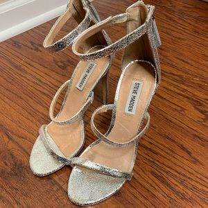 Silver Steve Madden Sandal